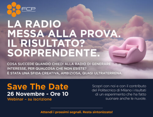 SAVE THE DATE WEBINAR FCP-ASSORADIO – UN POSTO IN PARADISO – 26/11/2025 ORE 10.00